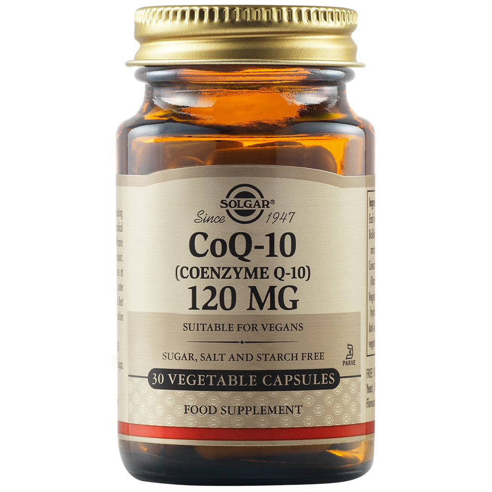 Solgar Coenzyme Q-10 120 Mg, 30 Vegetable Capsules